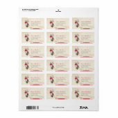 Hulstbessen Loof Dennenappels Retouradres Etiket (Full Sheet)
