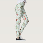 Hulstbladeren en rode bessen leggings (Rechts)
