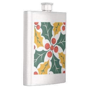 Hulstbladeren Retro-Moderne Grootdruk Flacon