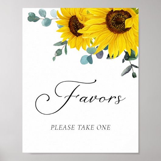 Hulstbloem Bruiloftsshower Favor Party Bord Poster (Voorkant)