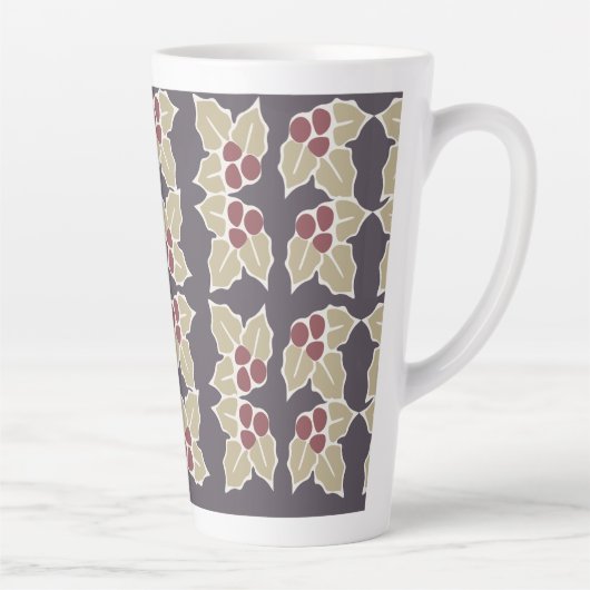 Hulstpatroon Latte Mok (Rechts)