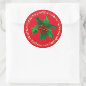 Hulststickers Ronde Sticker (Tas)