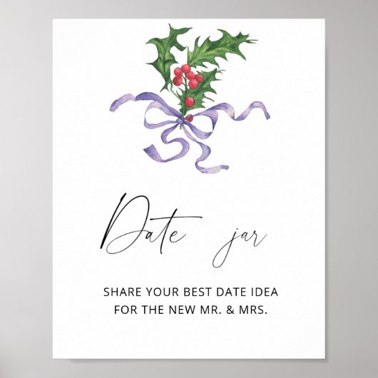 Hulsttak - date night ideeën bruidsspel poster (Voorkant)