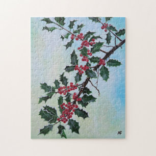 Hulsttak in winter sneeuw door Alfred Fox Legpuzzel