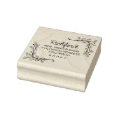 Hulsttakken Frame Kerst Retouradres Rubberstempel (Stempel)