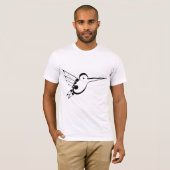 Hum-mingbird premium t-shirt (Voorkant volledig)