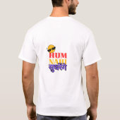 "Hum Nahi Sudhrenge" Grappig Hindi Quote T-shirt (Achterkant)