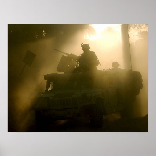 Hum-Vee Patrol Poster (Voorkant)