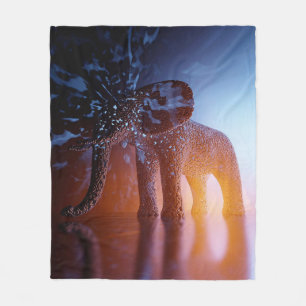 humaan Abstract olifant afrika Fleece Deken