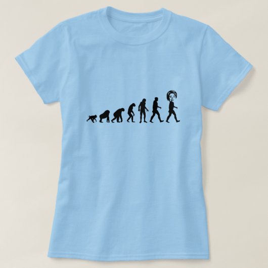 Humaan Evolutie Hillary Clinton T-shirt (Design voorkant)