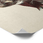 Humaan gezichtszenuwstelsel Anatomie afdrukken Poster (Hoek)