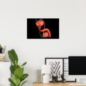 Humaan Mannelijk Voortplantingsstelsel 1 Poster (Thuiskantoor)