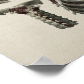 Humaan nekspieren Anatomie  Afdrukken Poster (Hoek)