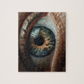 Humaan oog: gezichtsvermogen, gezichtsvermogen, ne legpuzzel (Verticaal)