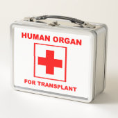 Humaan orgaan voor transplantatie (Voorkant)