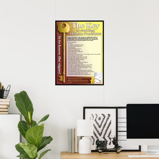 Humaan Predator poster (VS-grootte) (Thuiskantoor)