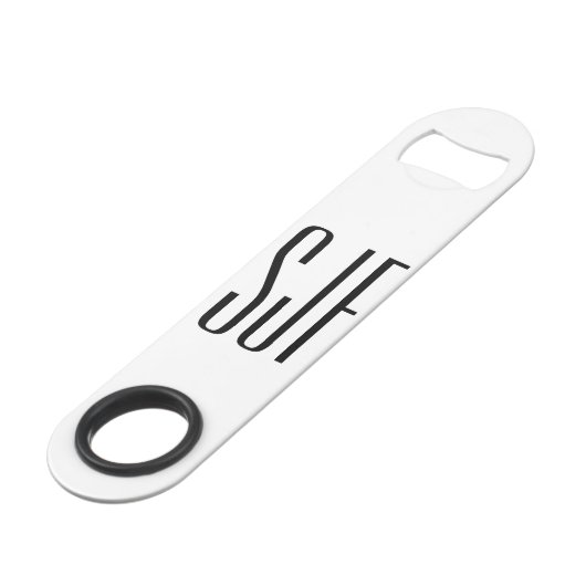  humaan schedelgezicht speed flessenopener (Achterkant Gekanteld)