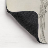 Humaan skelet: Lateraal uitzicht in Crouching Post Muismat (Hoek)