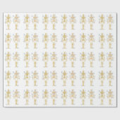 Humaan Skeleton met anatomiediagram Cadeaupapier (Vlak)