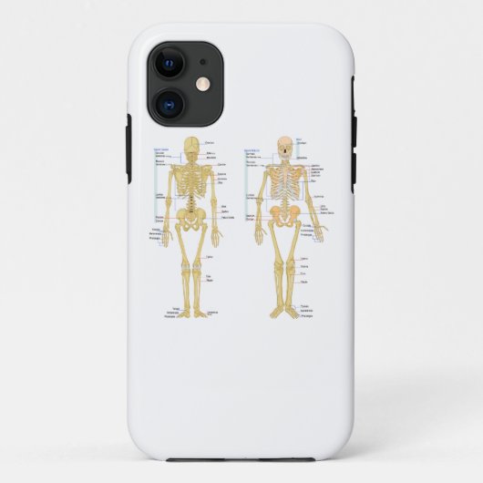 Humaan Skeleton met anatomiediagram Case-Mate iPhone Case (Achterkant)