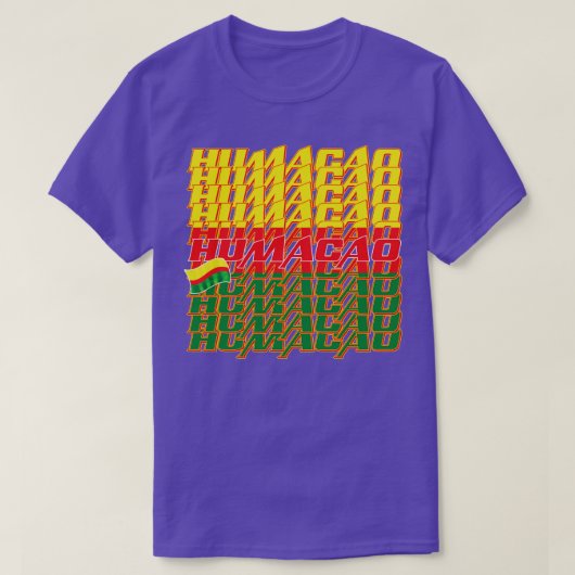 Humacao Cascade tekst 2 T-shirt (Design voorkant)