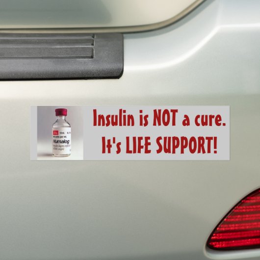 Humalog Bumpersticker (Op auto)