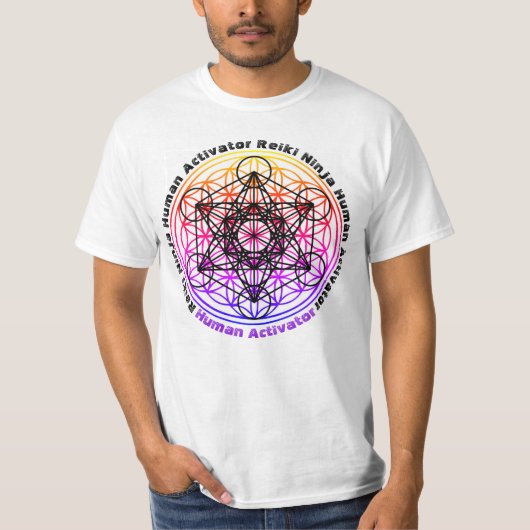 Human Activator Reiki Ninja 2 shirt (Voorkant)