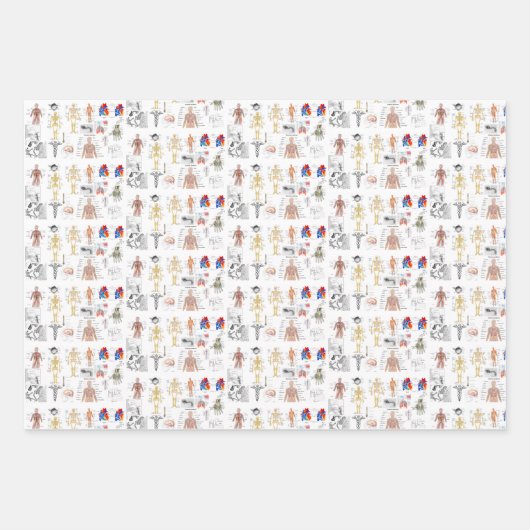 Human Anatomy Charts Inpakpapier Vel (Voorkant 2)
