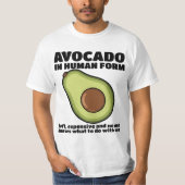 Human Avocado T-shirt Design (Voorkant)