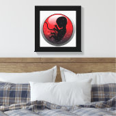 HUMAN BABY EMBRYO CANVAS AFDRUK (Insitu (Slaapkamer))