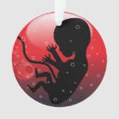 HUMAN BABY EMBRYO ORNAMENT (voorkant)