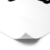 Human Bean Funny Human Being Food Pun Poster (Hoek)