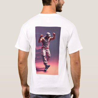 human body dancing in hip hop style t-shirt