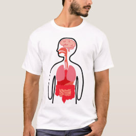 human body in Japanese Kanji T-shirt