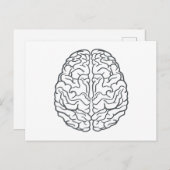 Human Brain Briefkaart (Voorkant / Achterkant)