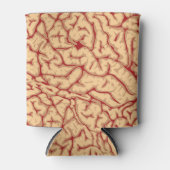 Human Brain | Creepy Brains Galore Funny Halloween Blikjeskoeler (Voorkant)