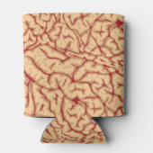 Human Brain | Creepy Brains Galore Funny Halloween Blikjeskoeler (Achterkant)