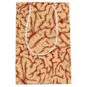 Human Brain | Creepy Brains Galore Funny Halloween Medium Cadeauzakje (Voorkant)