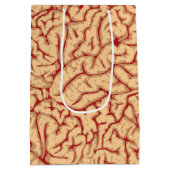 Human Brain | Creepy Brains Galore Funny Halloween Medium Cadeauzakje (Achterkant)