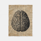 Human Brain  Illustratie Dictionary Art Fleece Deken (Voorkant)