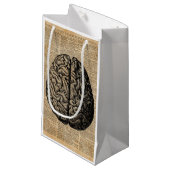 Human Brain Illustratie Dictionary Art Klein Cadeauzakje (Voorkant Gekanteld)