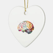 Human Brain Keramisch Ornament (Links)