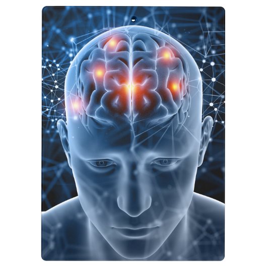 Human Brain Klembord (Achterkant)