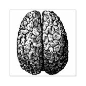 Human Brain Rubberstempel (Afrduk)