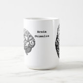Human Brain Victoriaans Era Print Koffiemok (Center)