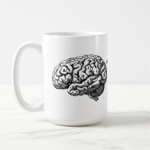 Human Brain Victoriaans Era Print Koffiemok