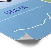 Human Brain Waves op basis van leeftijdsdiagram Mu Poster (Hoek)