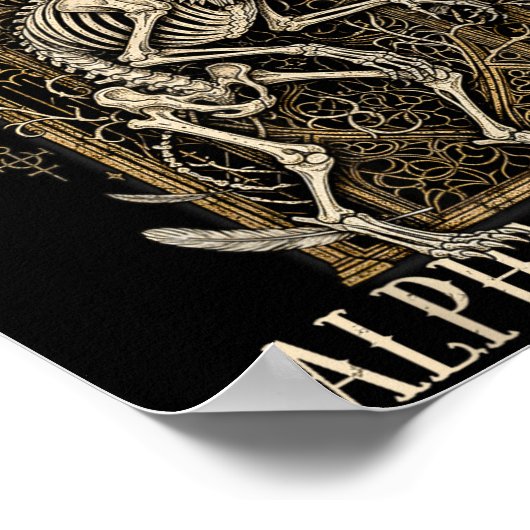 Human By Chance Alpha By Choice Alpha Wolf Meme Da Poster (Hoek)