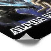 Human By Chance Alpha By Choice Cool Funny Alpha W Poster (Hoek)