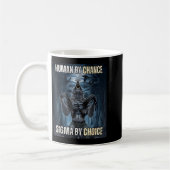 Human By Chance Sigma By Choice Cool Funny Wolf Me Koffiemok (Links)